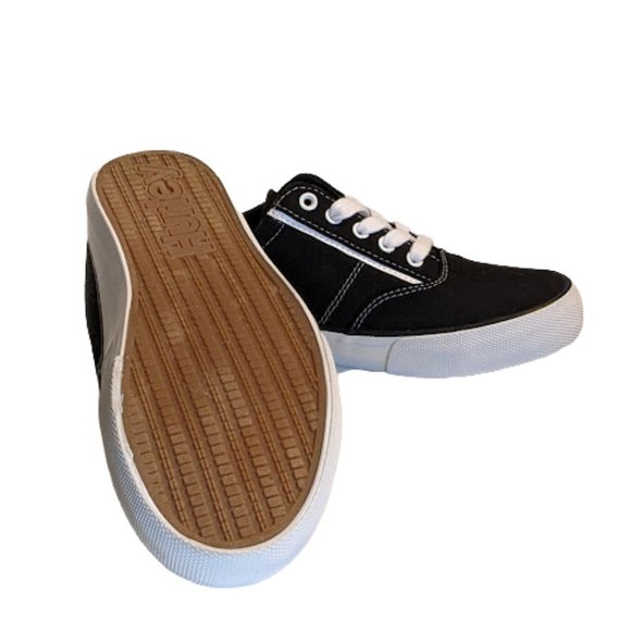 Hurleys Kayo Women's Lace Up Black Tennis Shoes Sneaker Mules Size 7 New w/o Box - Picture 8 of 8